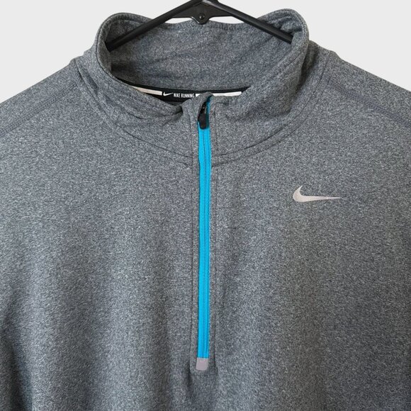 Nike Element 1/2 Half Zip Running Top Men's Medium Athletic Long-Sleeve Shirt - Picture 5 of 12